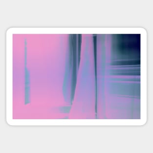 Pastel space abstract Magnet
